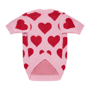 Hearts Dog Sweater