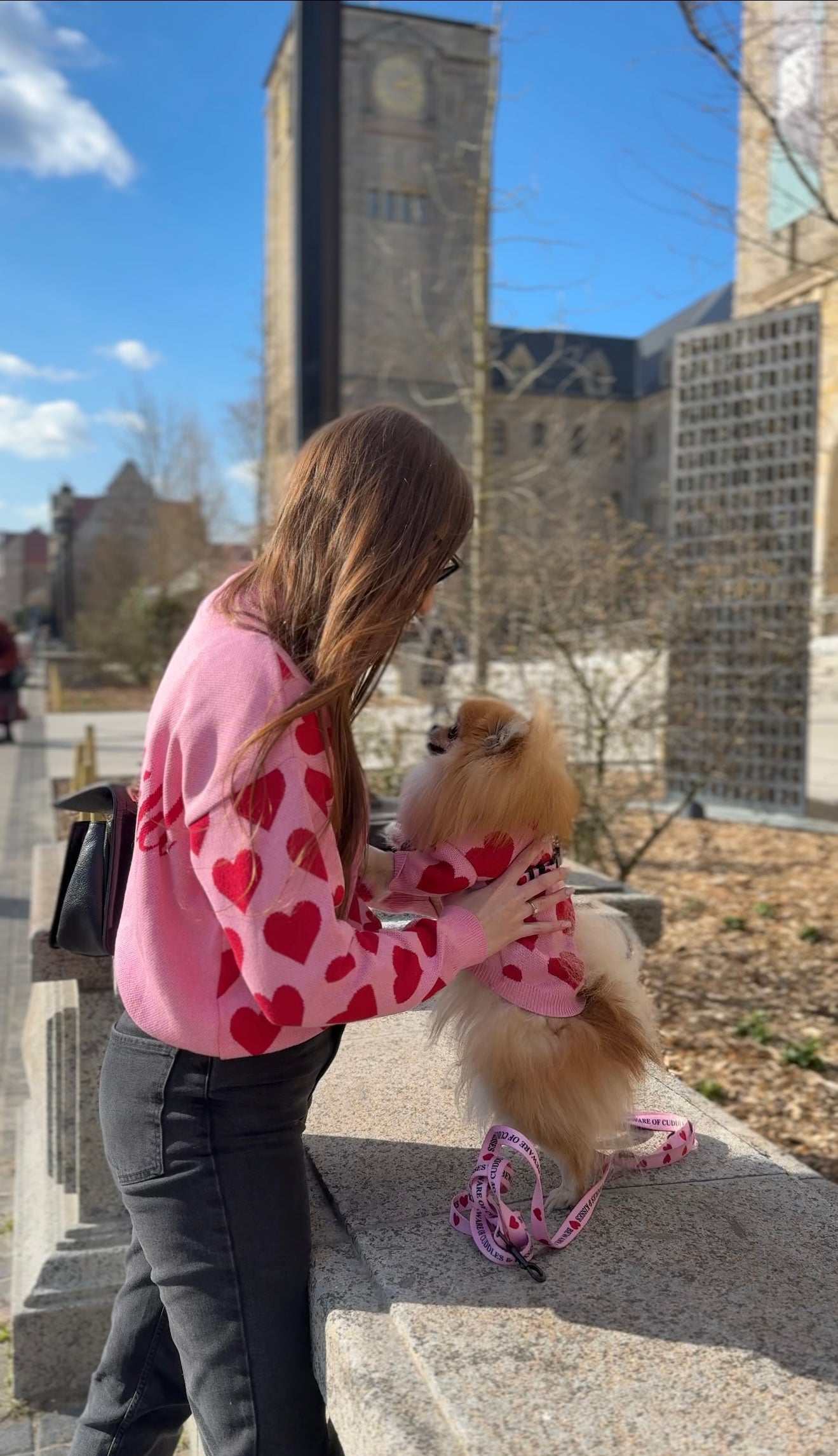 Hearts matchy-matchy Sweater for Human