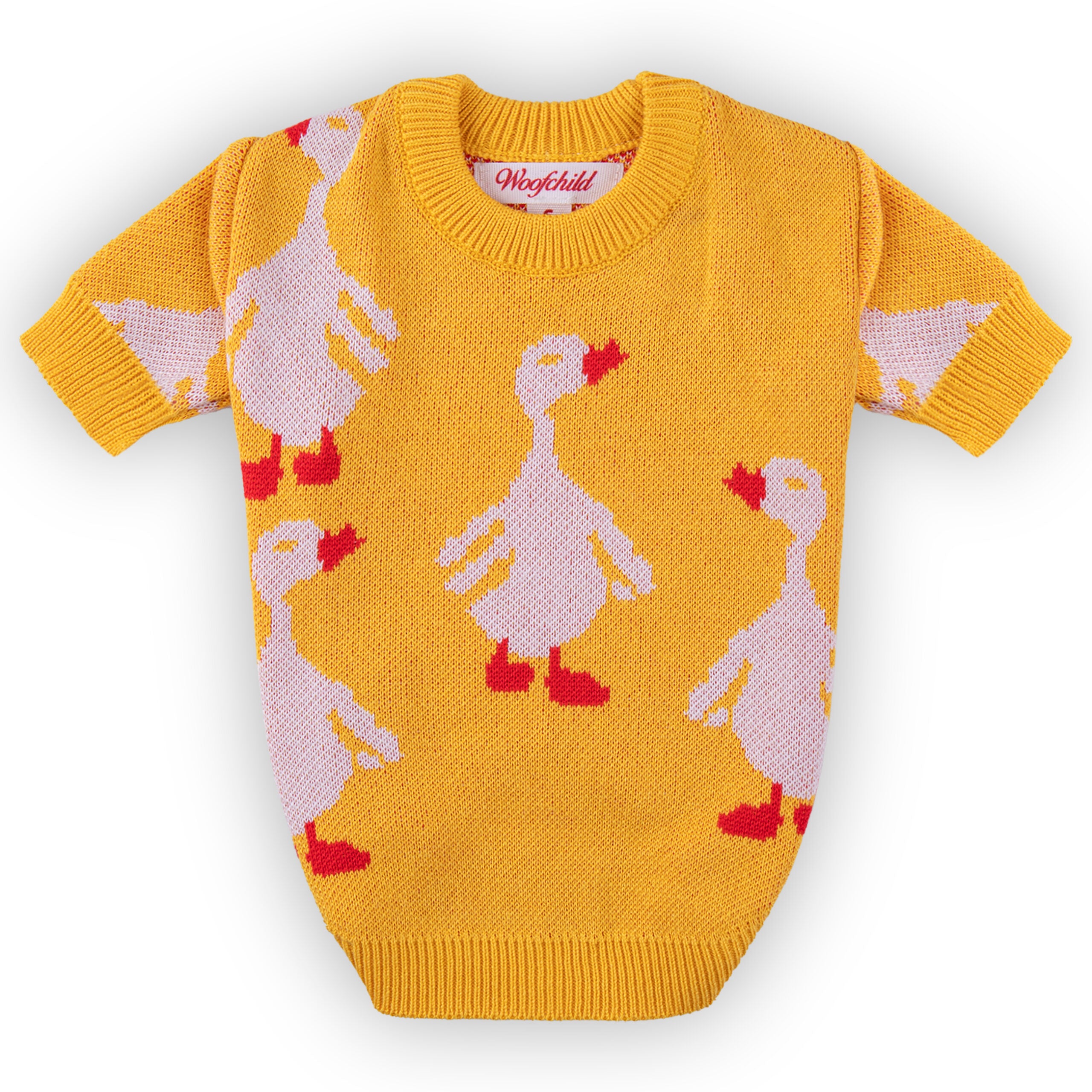 Yellow Goose Dog Sweater