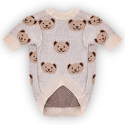 Cream Teddy Dog Sweater