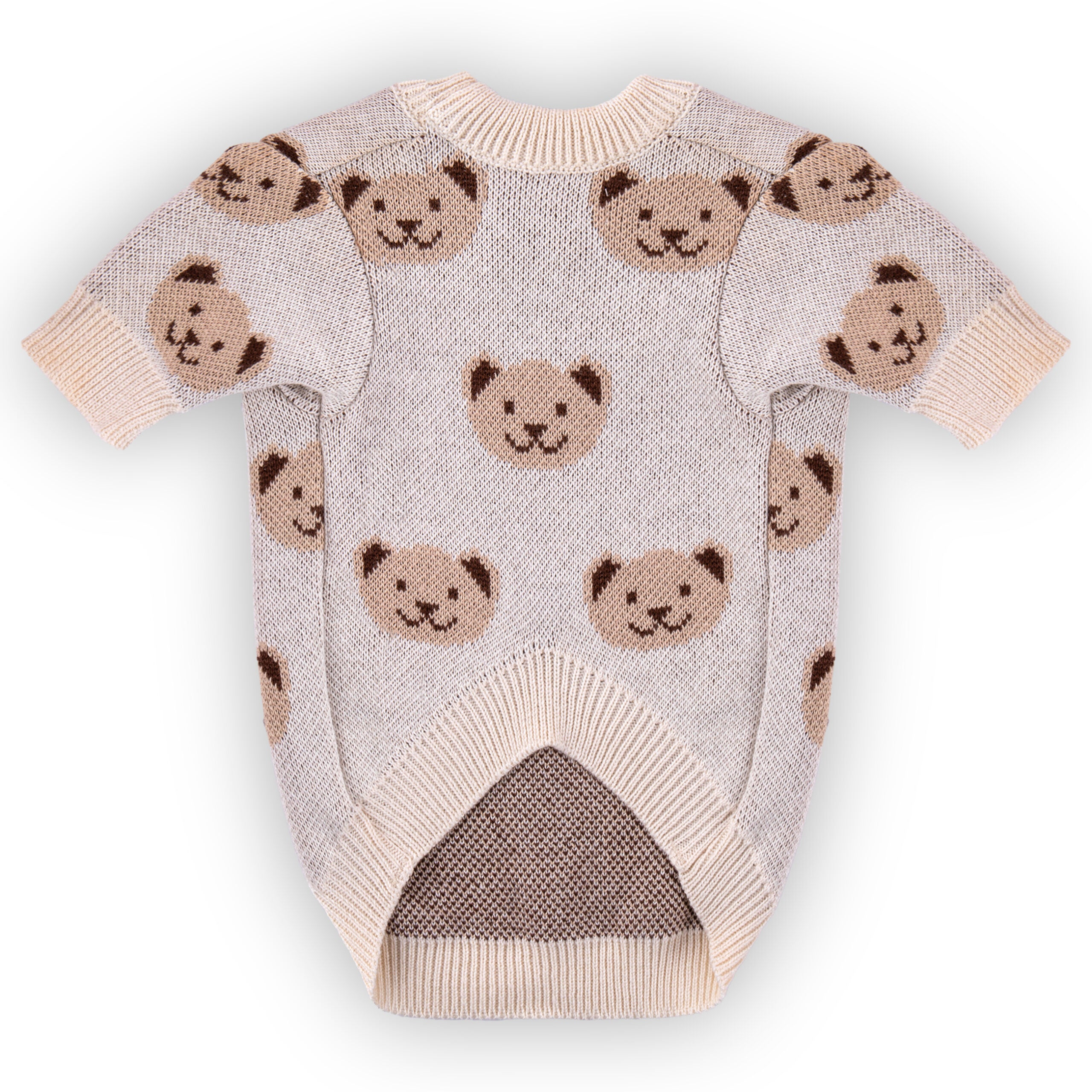 Cream Teddy Dog Sweater