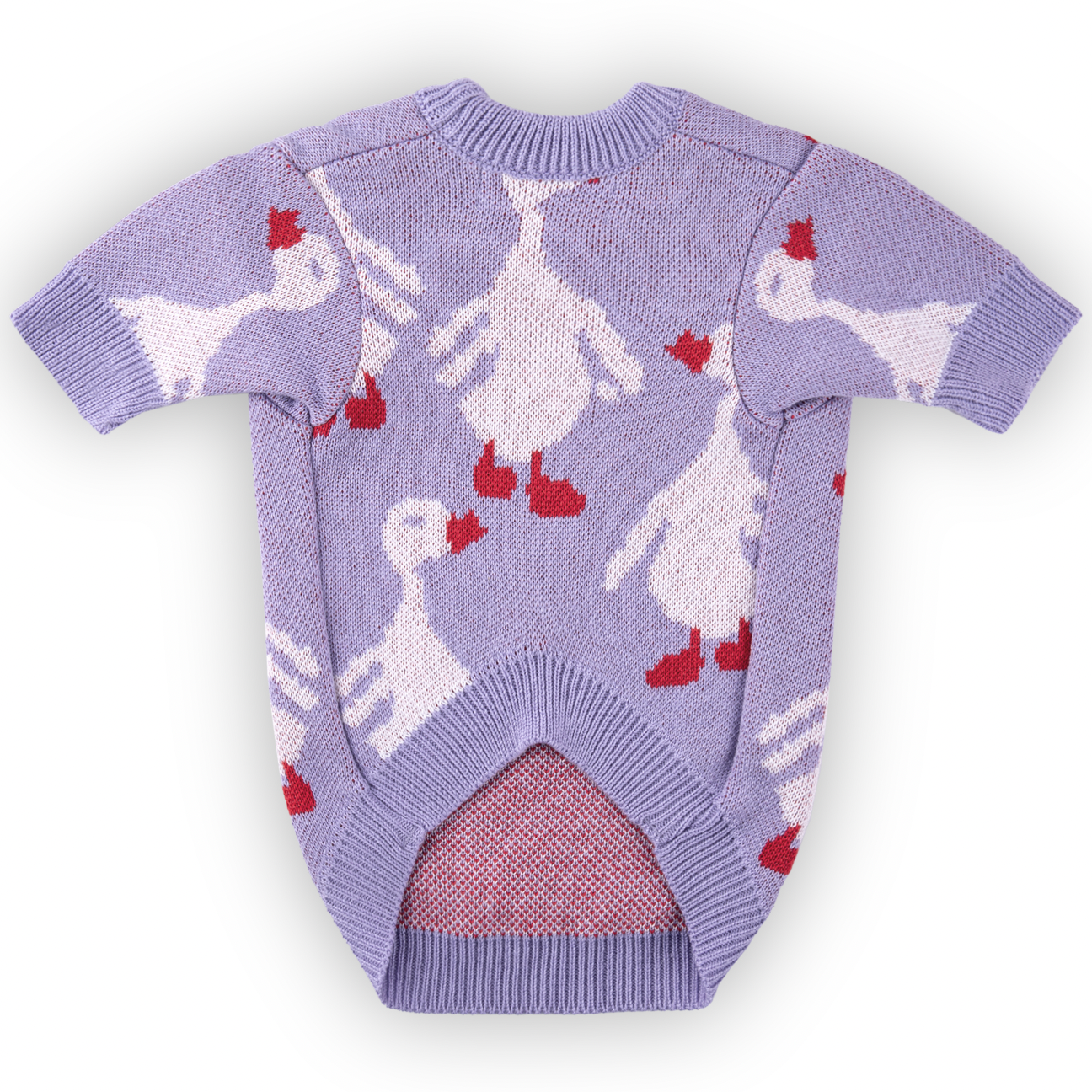 Lilac Goose Dog Sweater