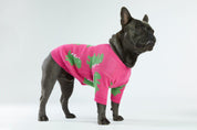 Pink Dino Dog Sweater