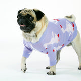 Lilac Goose Dog Sweater