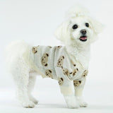 Cream Teddy Dog Sweater