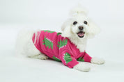 Pink Dino Dog Sweater