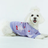 Lilac Goose Dog Sweater
