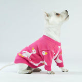Pink Goose Dog Sweater