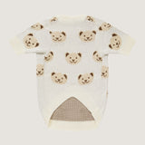Cream Teddy Dog Sweater