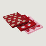 Teddy Burgundy Blanket
